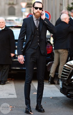Justin O’Shea, Photographed in Milan<br/> Click Photo To See More