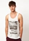 Asos Vest With Midnight Print