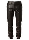 Miharayasuhiro Leather Trousers With Elasticated Ankle Cuffs