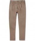 Dolce & Gabbana Pleated Drop-crotch Cotton Trousers