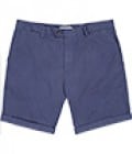 Reiss Wicker Turn Up Shorts Airforce Blue