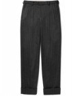 Kolor Pinstriped Wool And Cashmere-blend Trousers