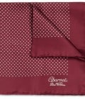 Charvet Polka-dot Silk Pocket Square