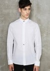 Eleven Paris Plain White Poyk Poplin Shirt