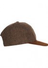Topman Brown Fabric Mix Snapback