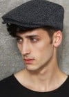 Grey Birdseye Flay Cap