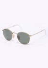 Ray-ban Gold Round G15 Sunglasses
