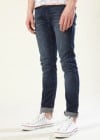 Topman Authentic Dark Wash Stretch Skinny Jeans