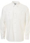Topman Ecru Slubby Fabric Shirt