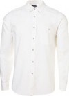 Topman White Washed Oxford Shirt