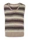 Priestleys Vintage Mocha Fairisle Knit