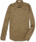 Balenciaga Slim-fit Cotton-blend Poplin Shirt