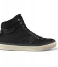 Jimmy Choo Belgravia Shearling And Suede High Top Sneakers