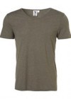 Topman Hemp Brown Bound Neck Scoop