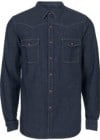 Topman Denim Contrast Button Shirt