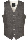 Topman Grey Multifleck Waistcoat