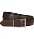 Reiss Dart Reversible Belt Dark Brown