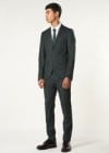 Topman Green Ultra Skinny Liquid Two Piece Suit