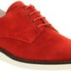 Ask The Missus Lloyd Lace Up Red Suede