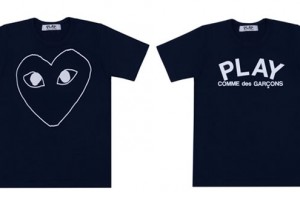 Play by Commes des Garçons Navy T-Shirt Collection