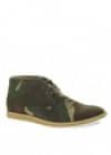 Asos Wedge Sole Camo Print Canvas Boots