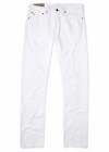 Polo Ralph Lauren White Tapered Straight Leg Hudson Jeans