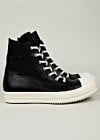 Rick Owens Mens Leather Sneaker