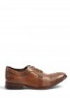 H By Hudson Tan Washed Leather Gould Shoes