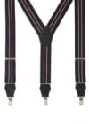 Austin Reed Navy/burgundy Stripe Braces