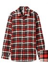 Uniqlo Men Flannel Check Long Sleeve Shirt G