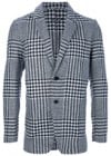 Frank Leder Dogtooth Print Blazer