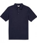 Reiss Jamison Short Sleeve Mercerised Polo Navy