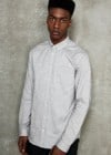 Libertine Libertine Brushed Grey Oxford Shirt