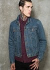 Cheap Monday Tobias Blue Washed Denim Jacket