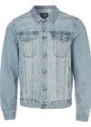 Topman Light Wash Denim Western