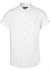 Topman White Oxford Short Sleeve Shirt