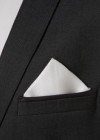 Topman Off White Pocket Square