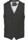 Topman Black 5 Button Waistcoat