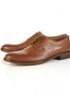 Topman Walteroot Tan Leather Shoes
