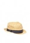 Selected Stripe Straw Hat