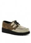 Underground Ripple Sole Suede Creeper Shoes