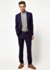Asos Skinny Suit In Navy