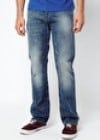 Adidas Originals Straight Jeans In Blue