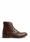 H By Hudson Brown Dip Dyed Leather Smyth Boots