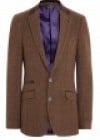Paul Smith London Chocolate Check Tweed Byard Blazer