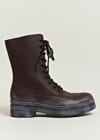 Yohji Yamamoto Mens Leather Engineer Boots