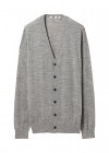 Uniqlo Men Extra Fine Merino V Neck Cardigan
