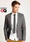 Burton Grey Tweed Slim Fit Blazer