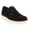 Base London Black Suede Brogues