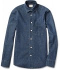 Nn.07 Hans Washed-denim Shirt